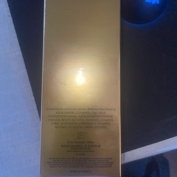 BRAND NEW 1 Million Eau de Toilette by Paco Rabanne 100ml - Picture 2 of 3